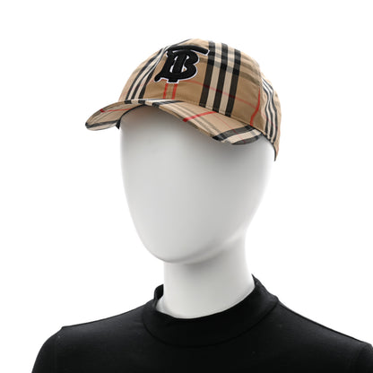 Burberry Cotton Vintage Check Monogram Baseball Hat S Archive Beige 2 of 10