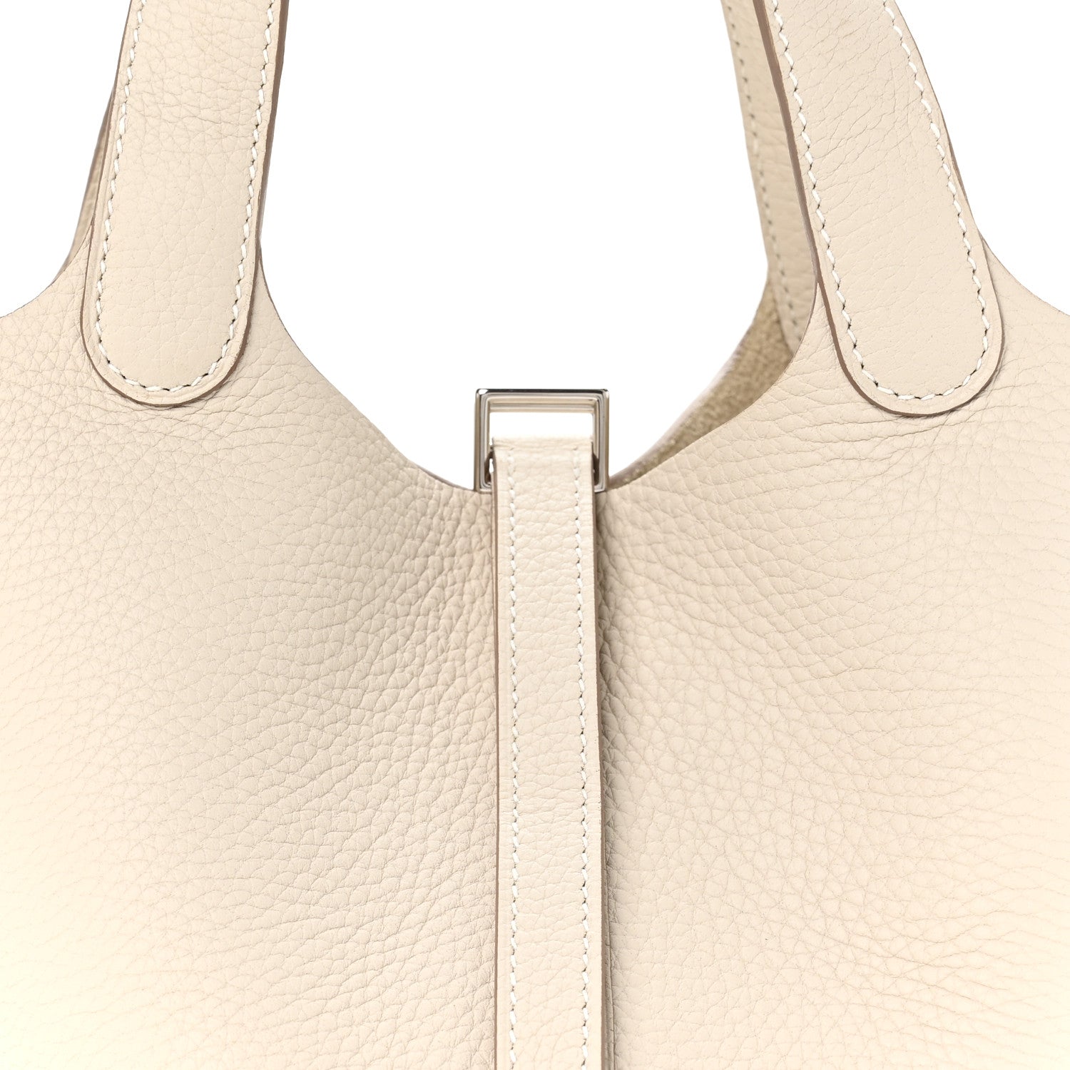 Hermes Taurillon Clemence Picotin Lock 18 PM Beton 8 of 13