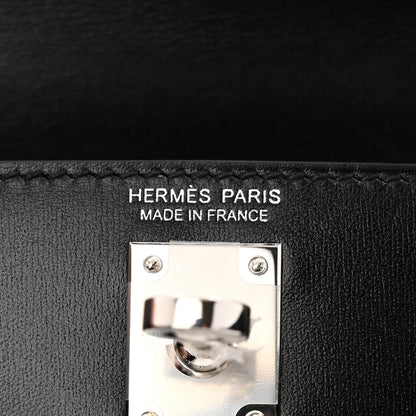 Hermes Box Studded Clouté Mini Kelly Sellier 20 Black 6 of 10