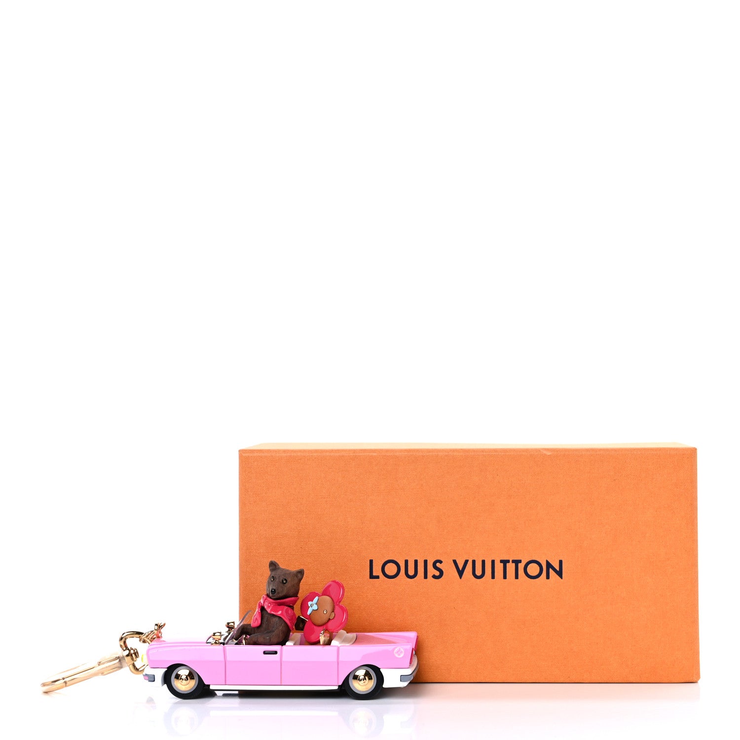 Louis Vuitton Resin Vivienne Bear Bijoux Christmas Drive Bag Charm Key Holder 6 of 6