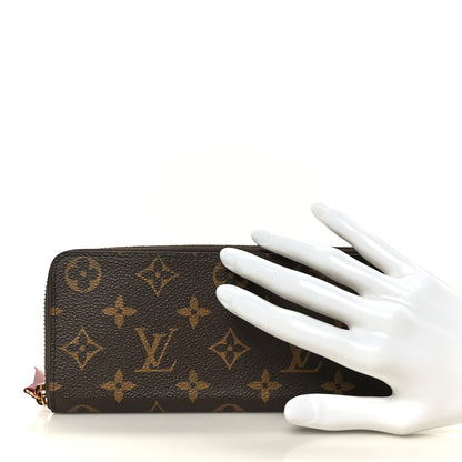 Louis Vuitton Monogram Clemence Wallet Fuchsia 2 of 7