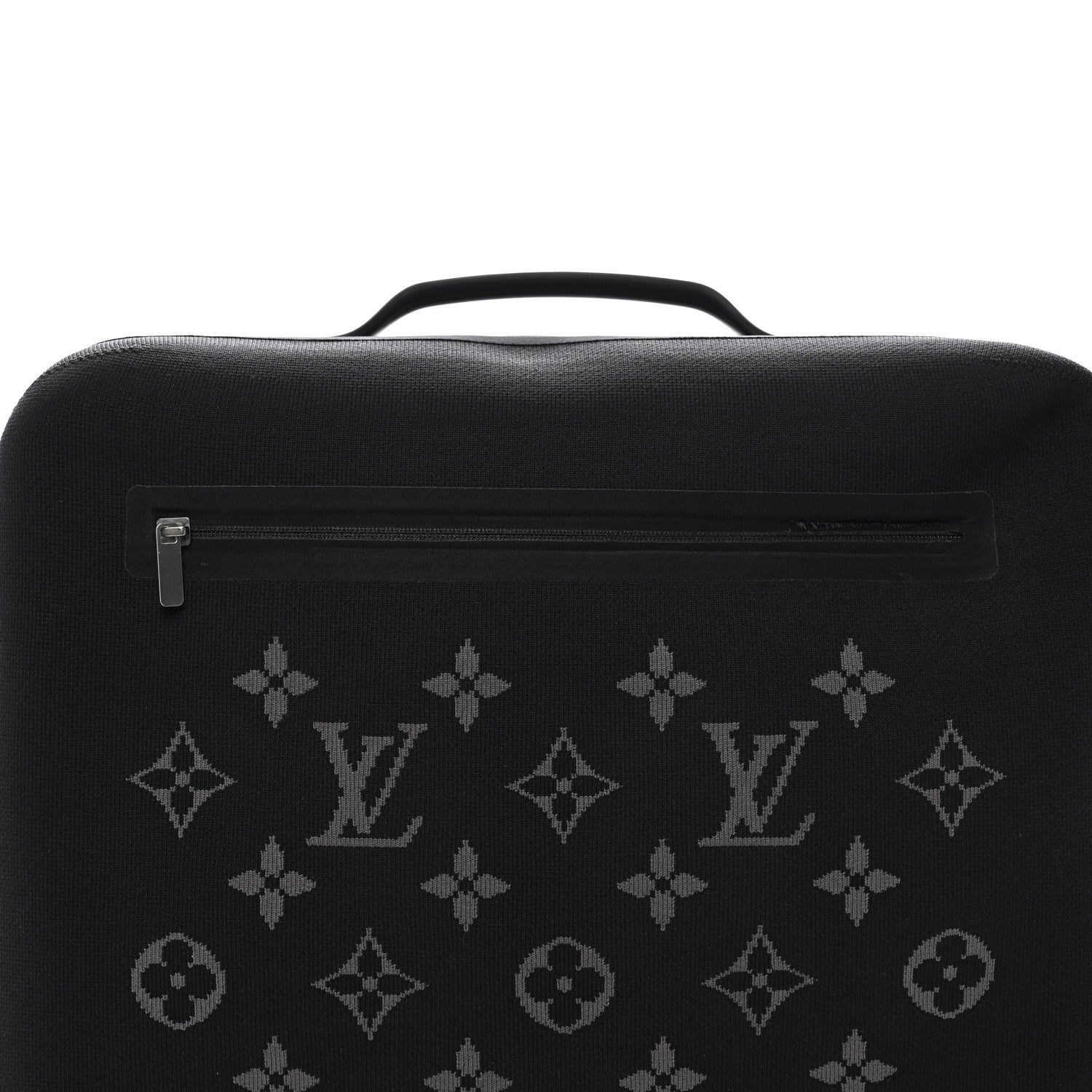 Louis Vuitton Knit Monogram Eclipse Horizon Soft 55 Suitcase 6 of 11