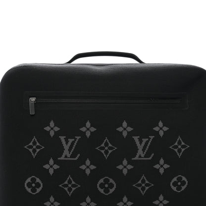 Louis Vuitton Knit Monogram Eclipse Horizon Soft 55 Suitcase 6 of 11