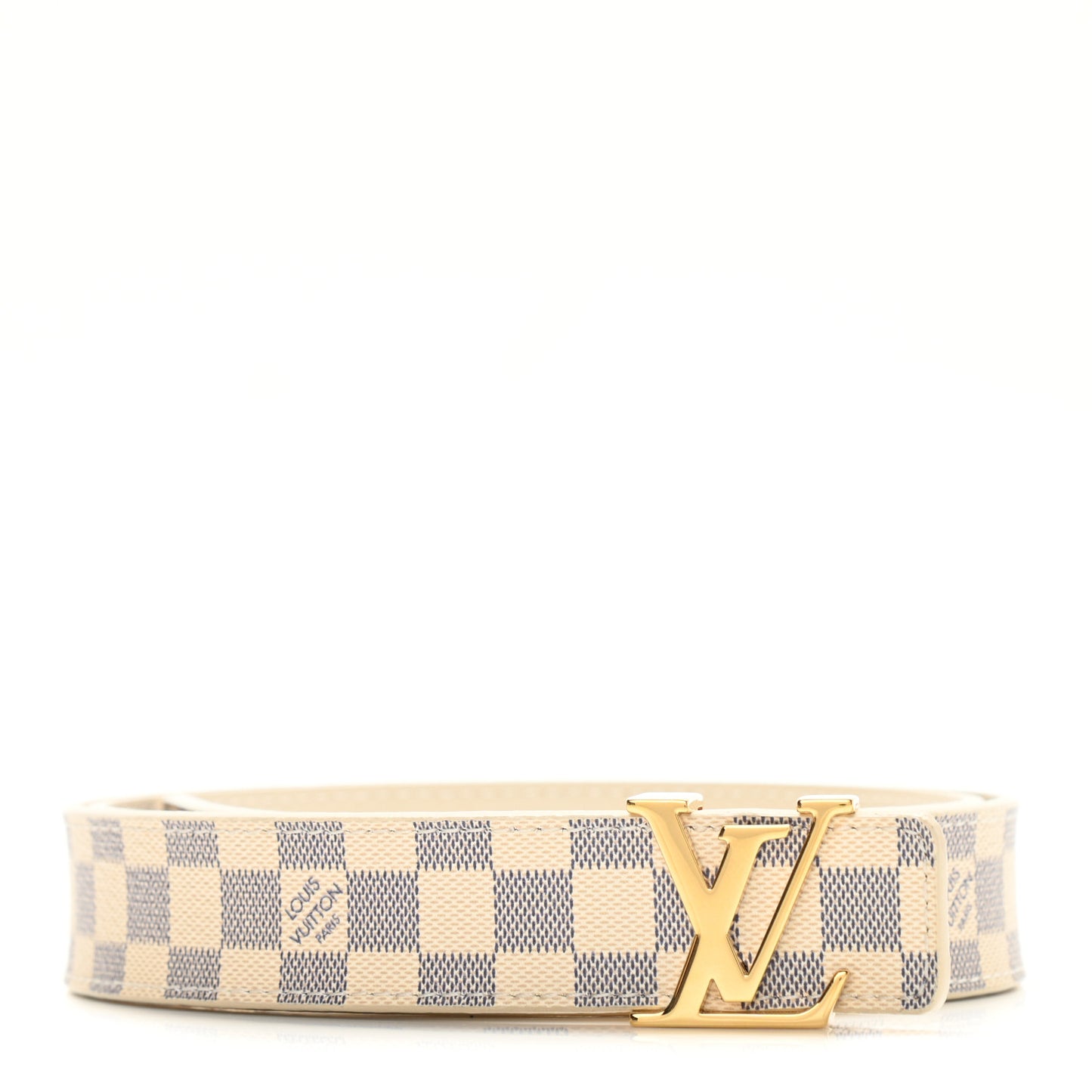 Damier Azur LV Initiales Belt 80 32