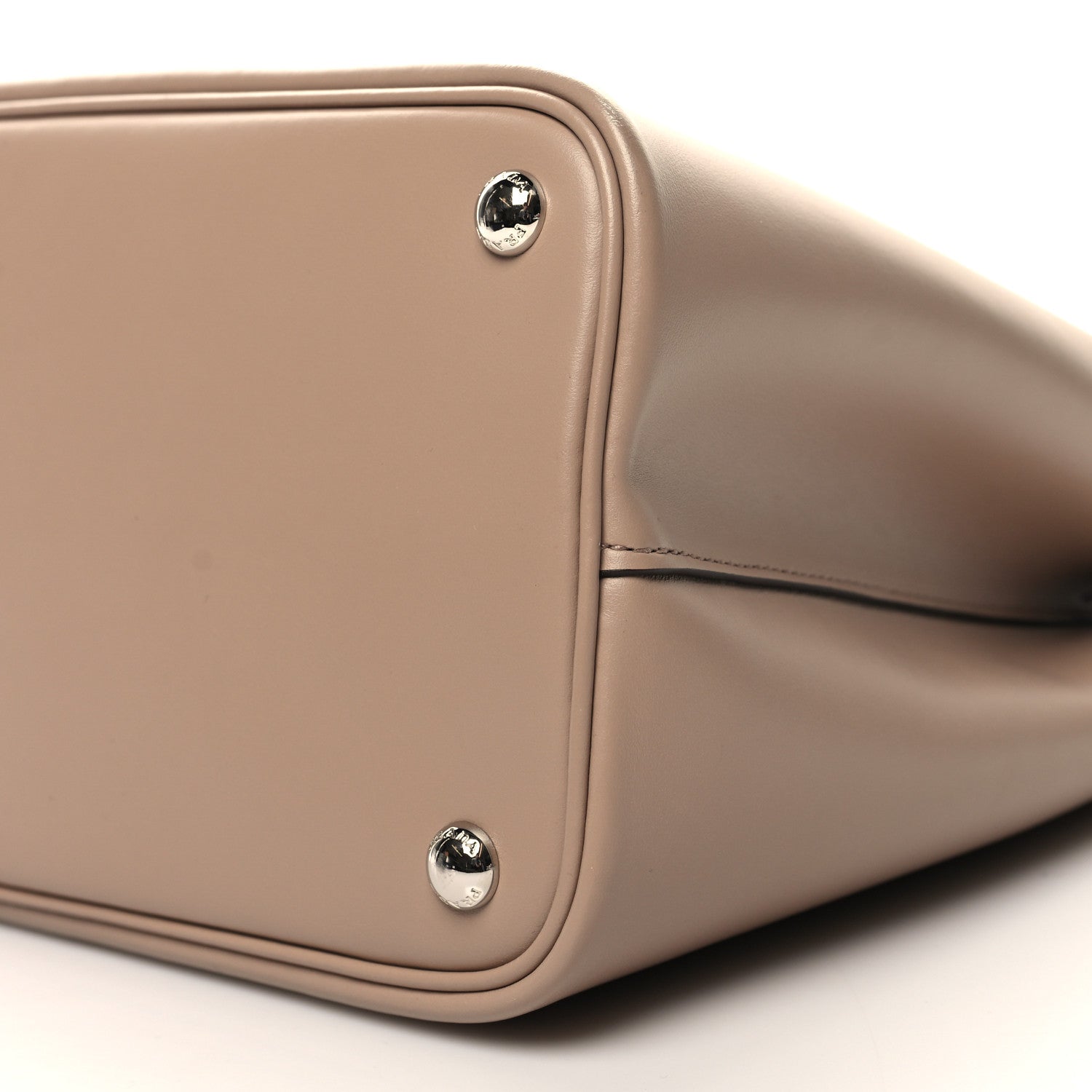 Prada City Calfskin Braided Medium Double Bag Cammeo 9 of 10