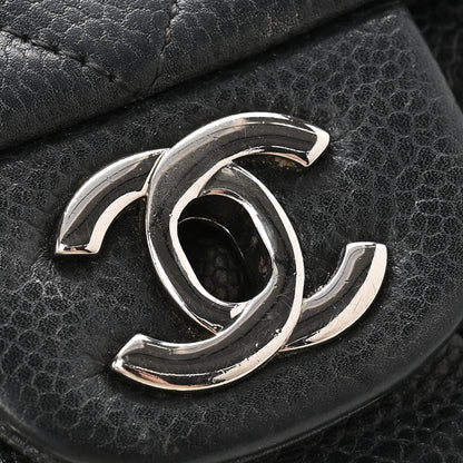 Chanel Caviar Quilted Clutch With Chain Flap Black 10 of 12