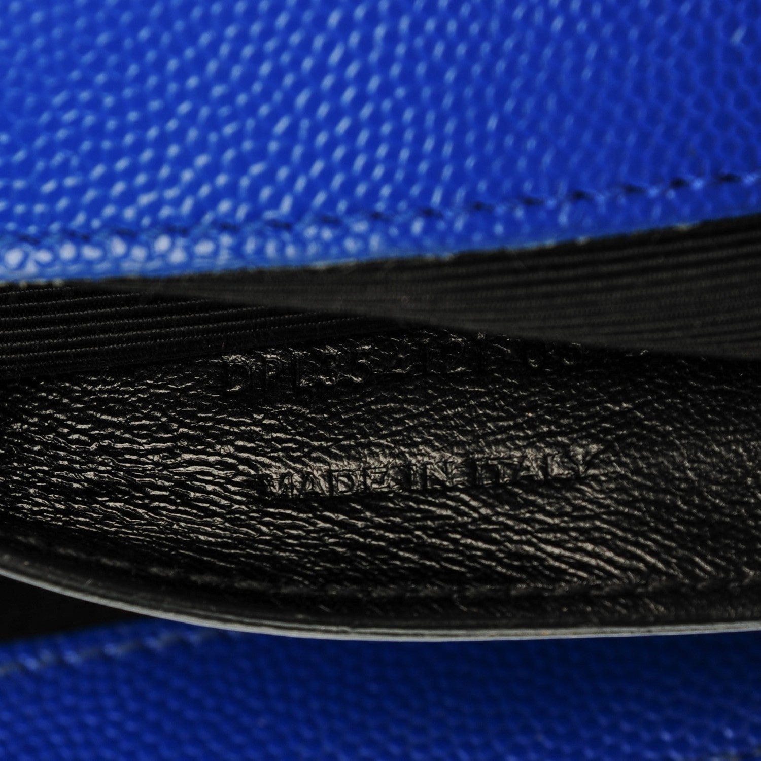 Saint Laurent Grain De Poudre Small Classic Monogram Satchel Royal Blue 7 of 7