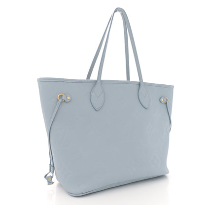 Louis Vuitton Empreinte Monogram Giant Neverfull MM Blue Hour 4 of 12