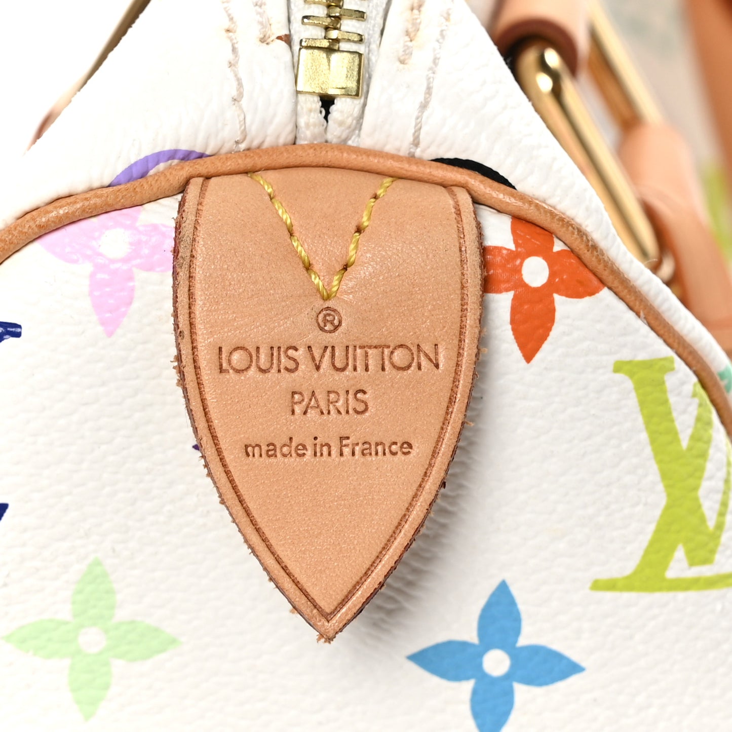 Monogram Multicolor Speedy 30 White