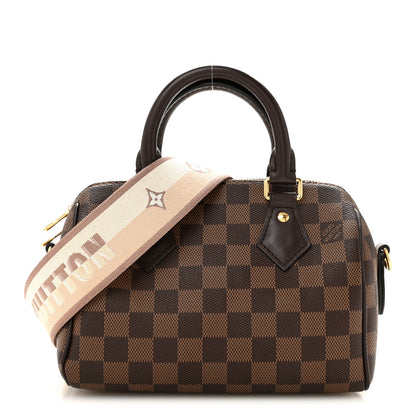 Louis Vuitton Damier Ebene Speedy Bandouliere 20 1 of 12
