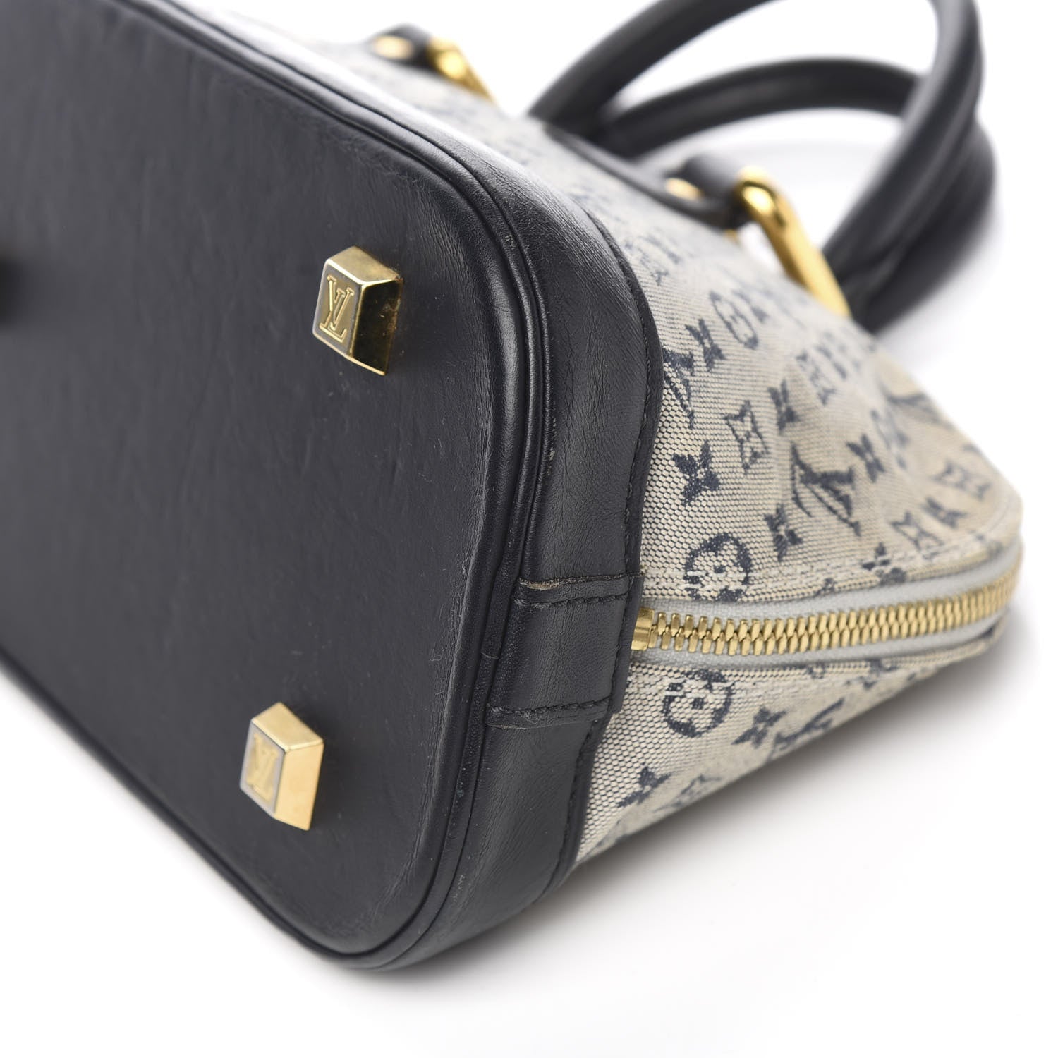 Louis Vuitton Mini Monogram Alma Long Blue 8 of 9