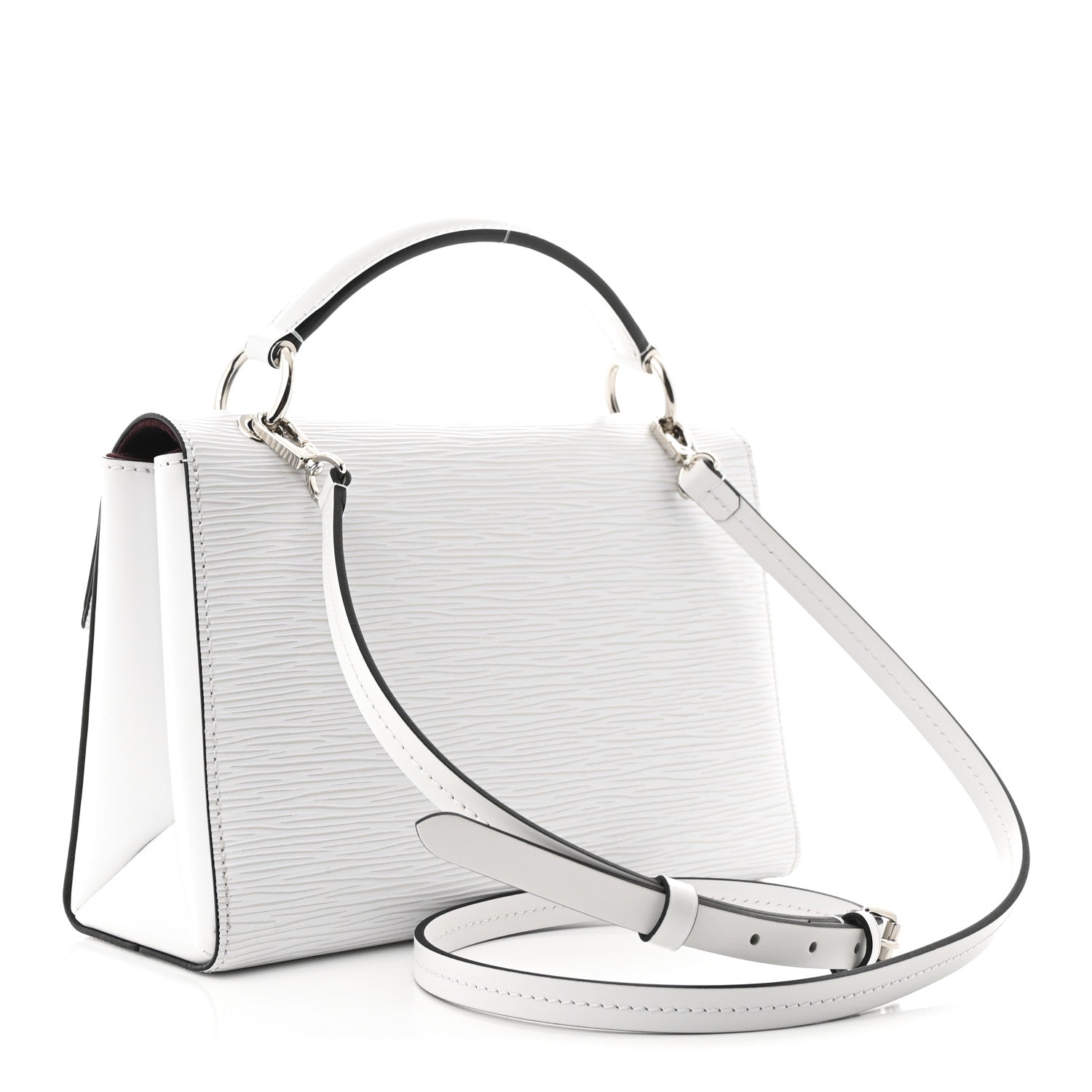Louis Vuitton Epi Pochette Grenelle White 3 of 11
