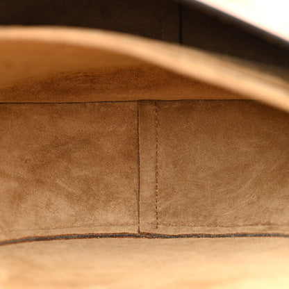 Loewe Calfskin Jacquard Small Gate Dual Bag Tan 5 of 11