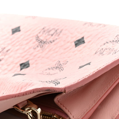 MCM Visetos Large Patricia Wallet On Chain Soft Pink 11 of 12