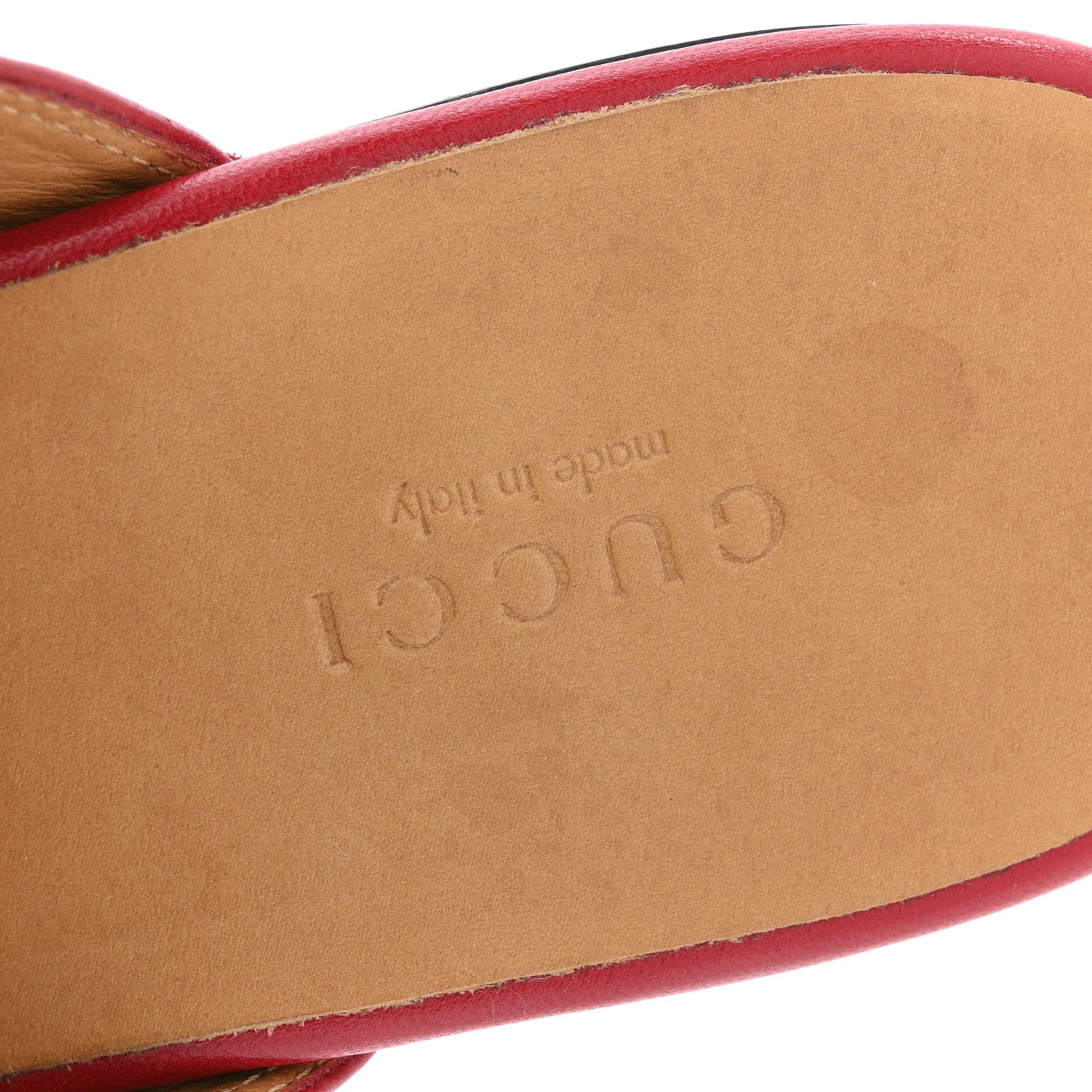 Gucci Malaga Kid Womens Princetown Slippers 39 Hibiscus Red 8 of 13