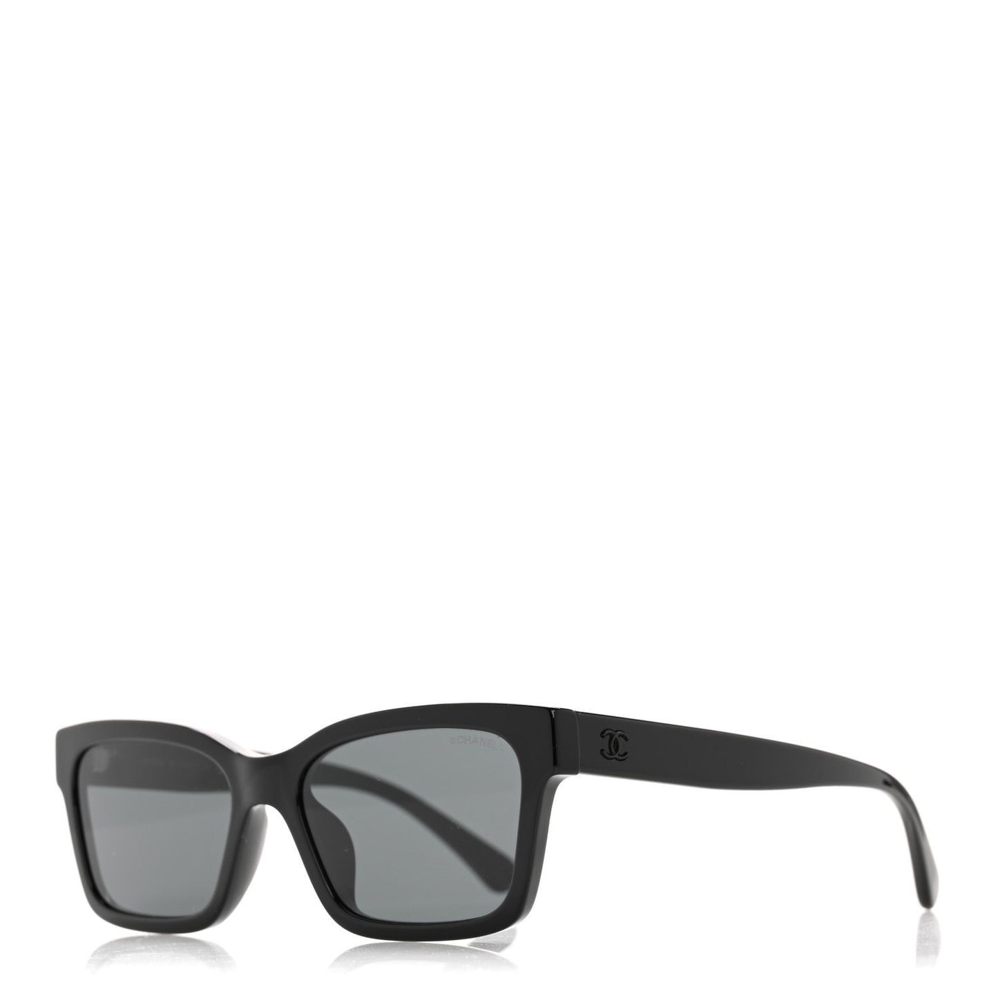 Acetate Square Sunglasses 5417-A Black