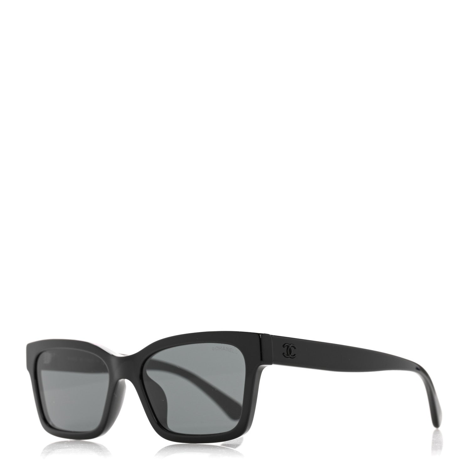 Chanel Acetate Square Sunglasses 5417-A Black 1 of 9