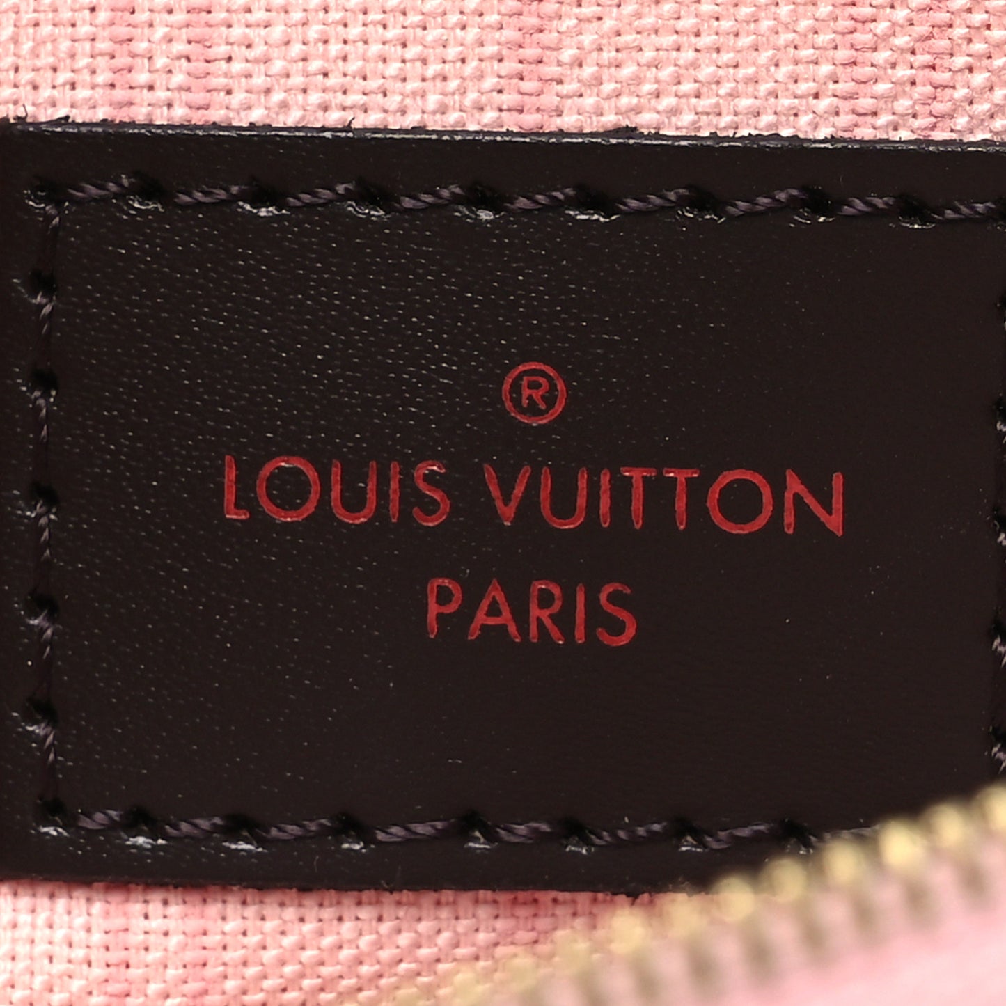 Damier Ebene Neverfull MM GM Pochette Rose Ballerine