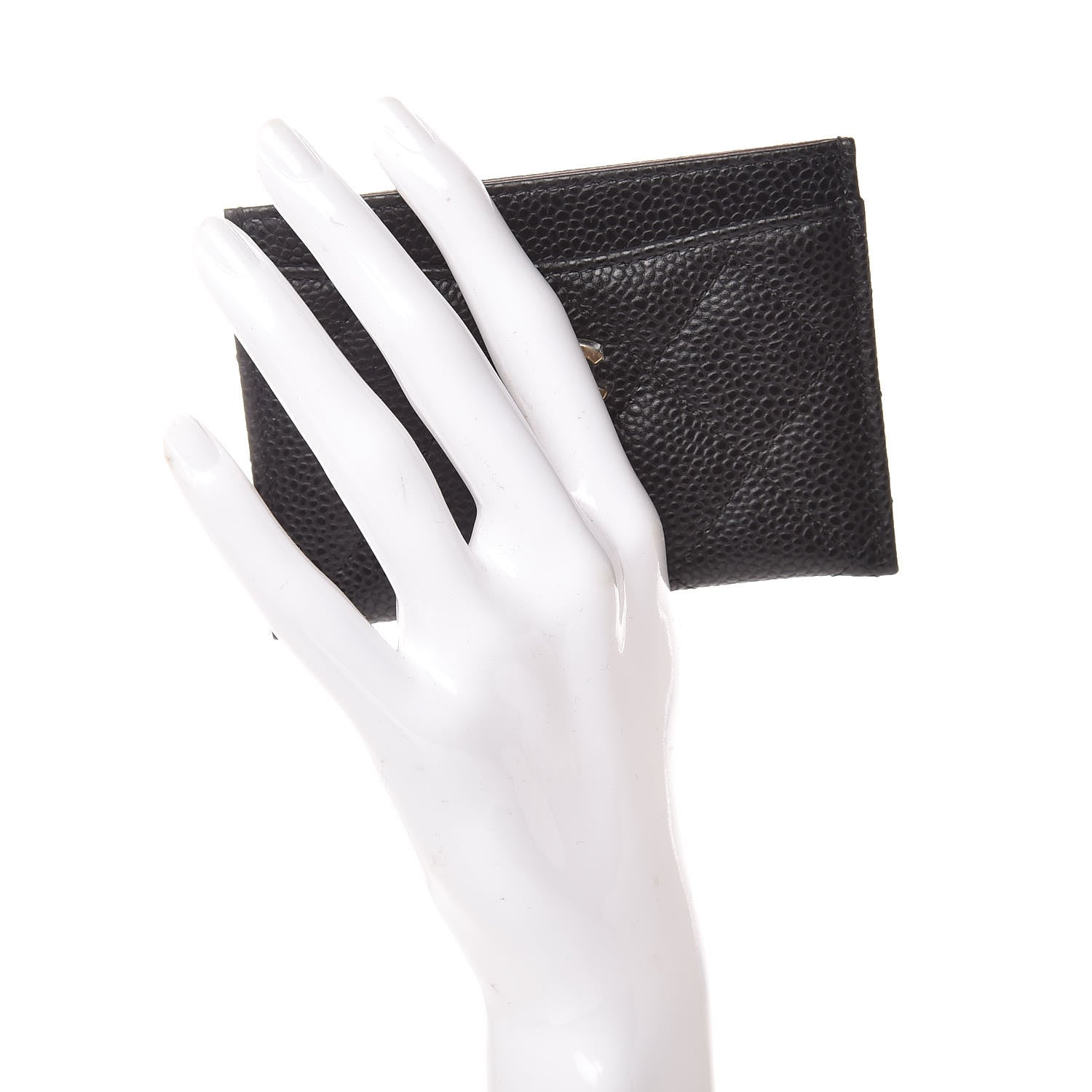 Chanel Caviar Quilted Card Holder Black 2 of 9