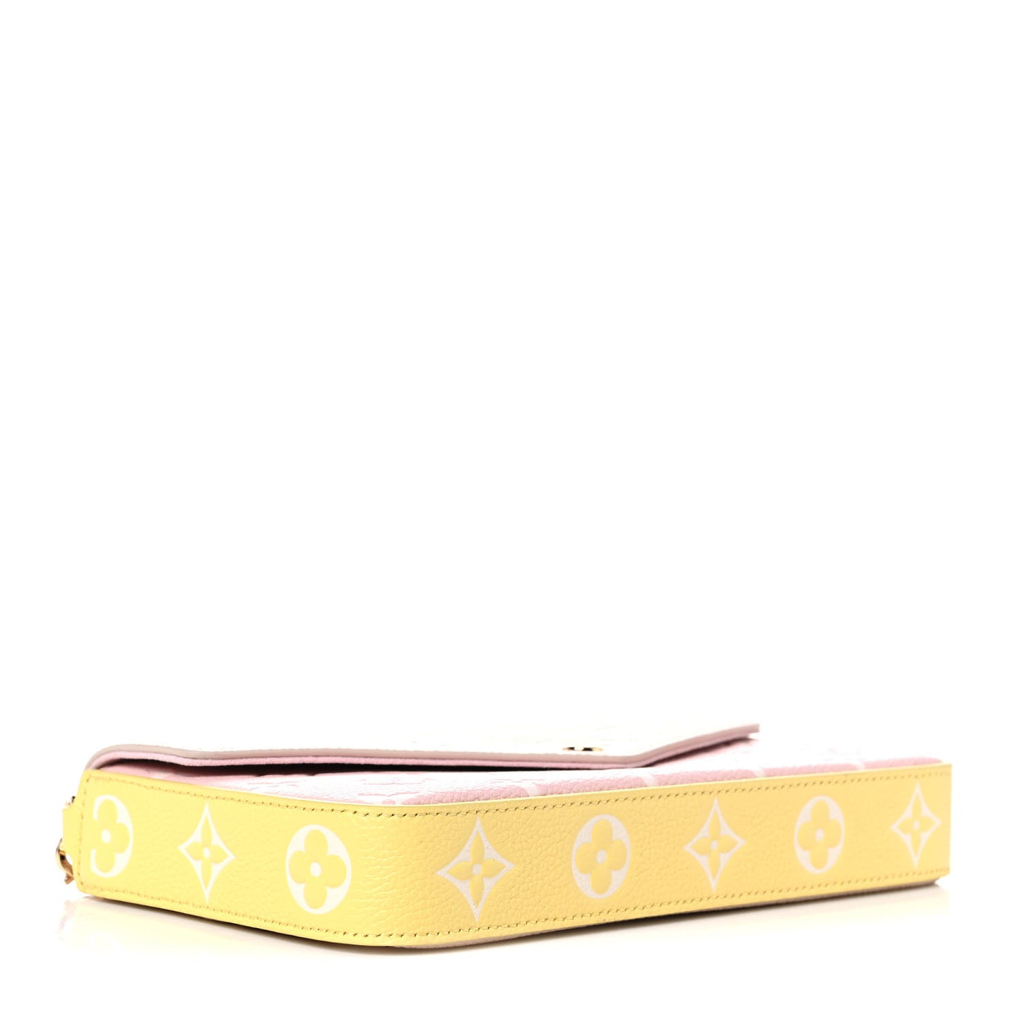 Empreinte Spring in the City Felicie Pochette Chain Wallet Pink Beige Yellow