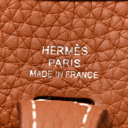 Hermes Taurillon Clemence Evelyne TPM Gold 8 of 14