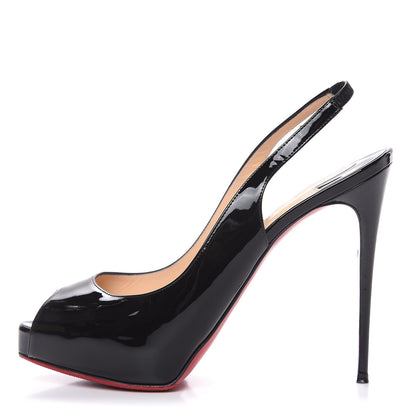 Christian Louboutin Patent Private Number 120 Pumps 39.5 Black 1 of 9