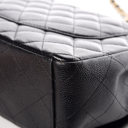 Chanel Caviar Quilted Maxi Double Flap Black 17 of 18