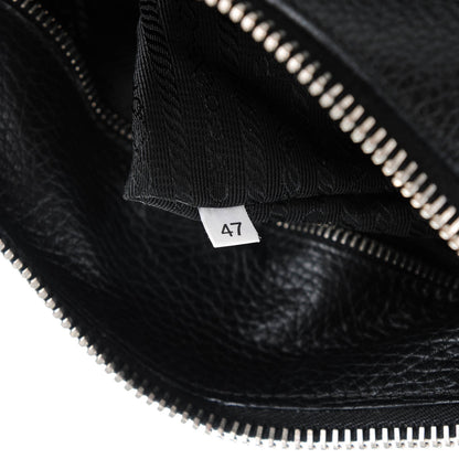 Prada Vitello Daino Hobo Nero Black 7 of 7
