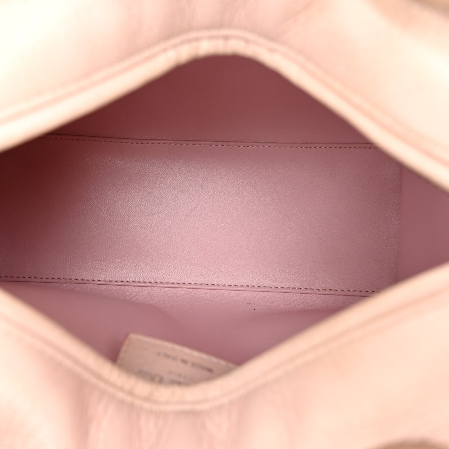 Deerskin Floral Printed Medium Lady Dior Pink