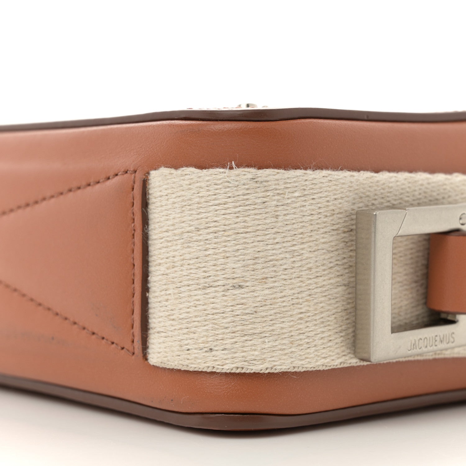 Jacquemus Smooth Calfskin Le Cuerda Horizontal Light Brown 9 of 9