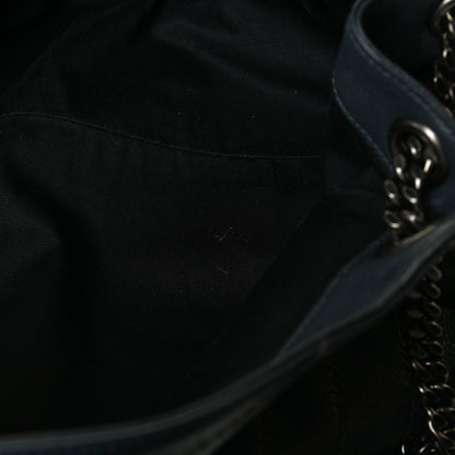 Saint Laurent Vintage Lambskin Chevron Monogram Medium Nolita Dark Smog 11 of 13
