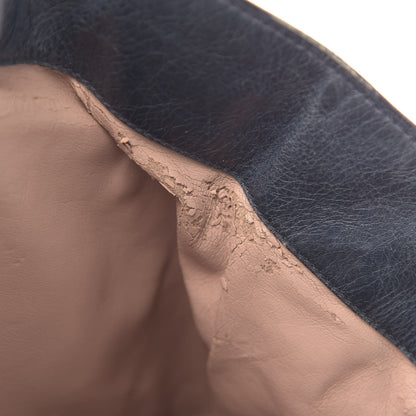 Prada Vitello Shine Tote Denim 10 of 21