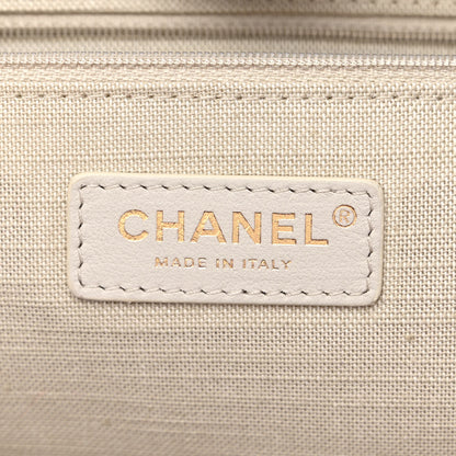 Chanel Mixed Fibers Small Deauville Tote Purple 8 of 13