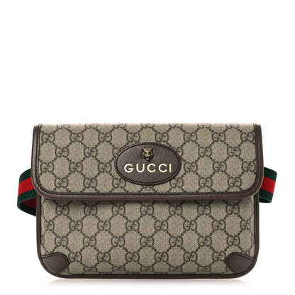 Gucci GG Supreme Monogram Neo Vintage Web Belt Bag Brown 1 of 11