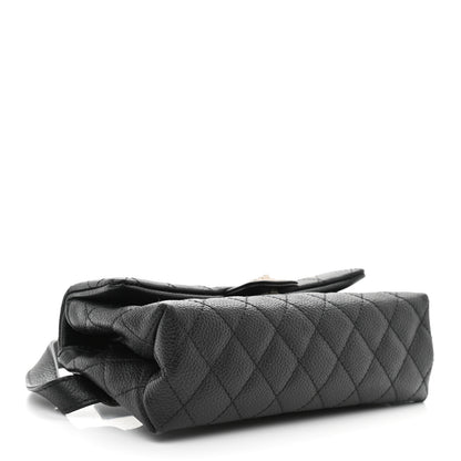 Chanel Grained Calfskin Quilted 2.55 Reissue Flap Belt Bag Clutch Black 4 of 10
