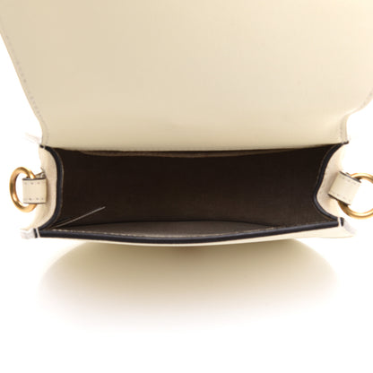 Chloe Calfskin Suede Small Nile Bracelet Bag Off White 5 of 13