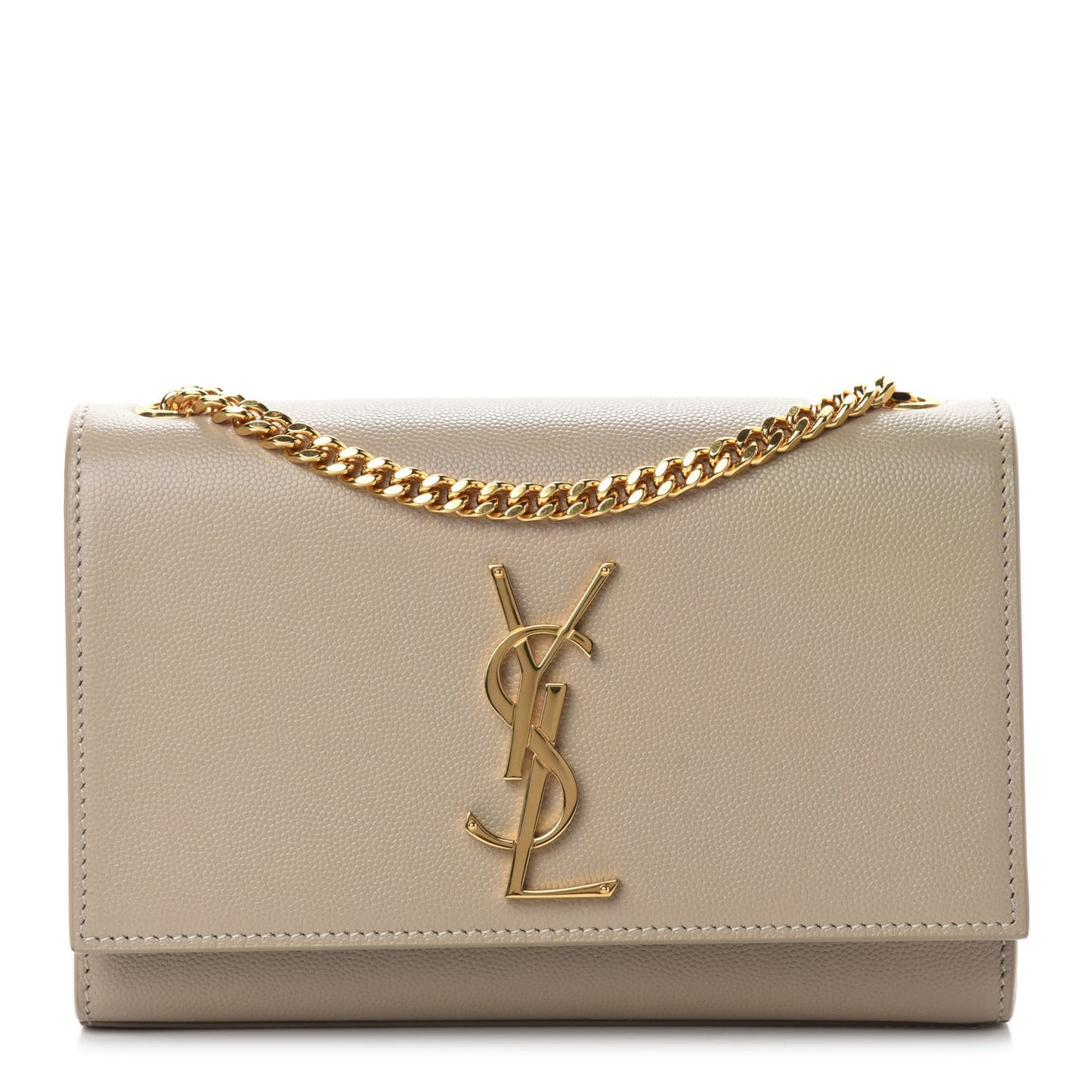Grain De Poudre Small Monogram Kate Satchel Sea Salt