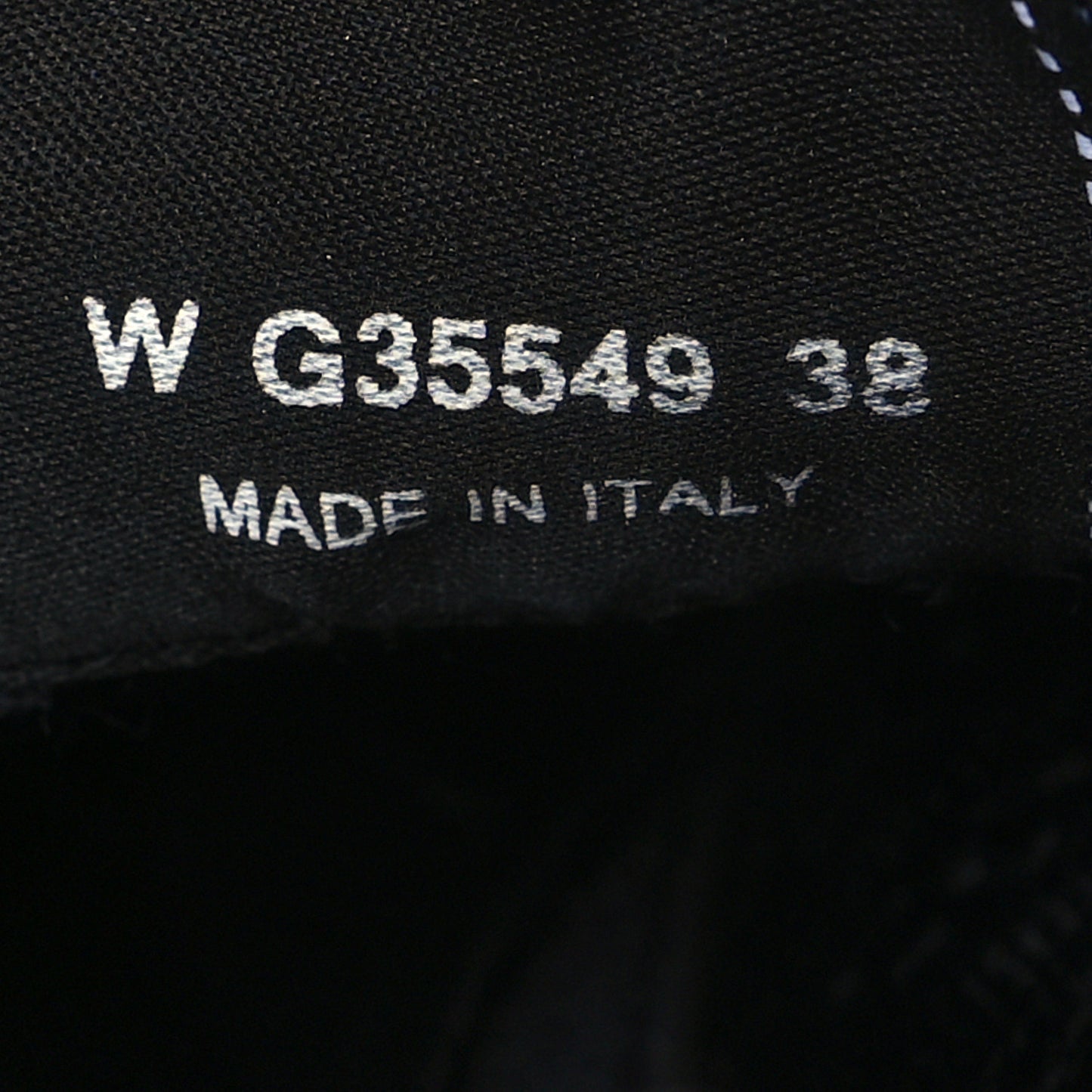 Fabric Logo Sneakers 38 Black