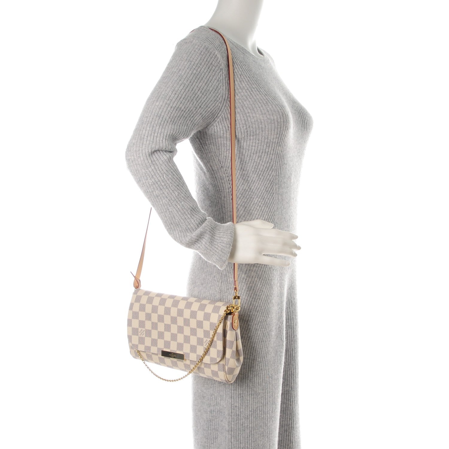 Louis Vuitton Damier Azur Favorite MM 2 of 8