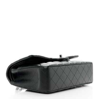 Chanel Lambskin Quilted Medium Double Flap So Black 4 of 15