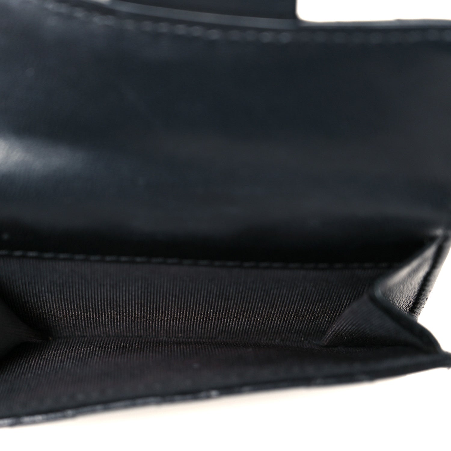 Chanel Lambskin Quilted Double Flap Wallet Black 7 of 11