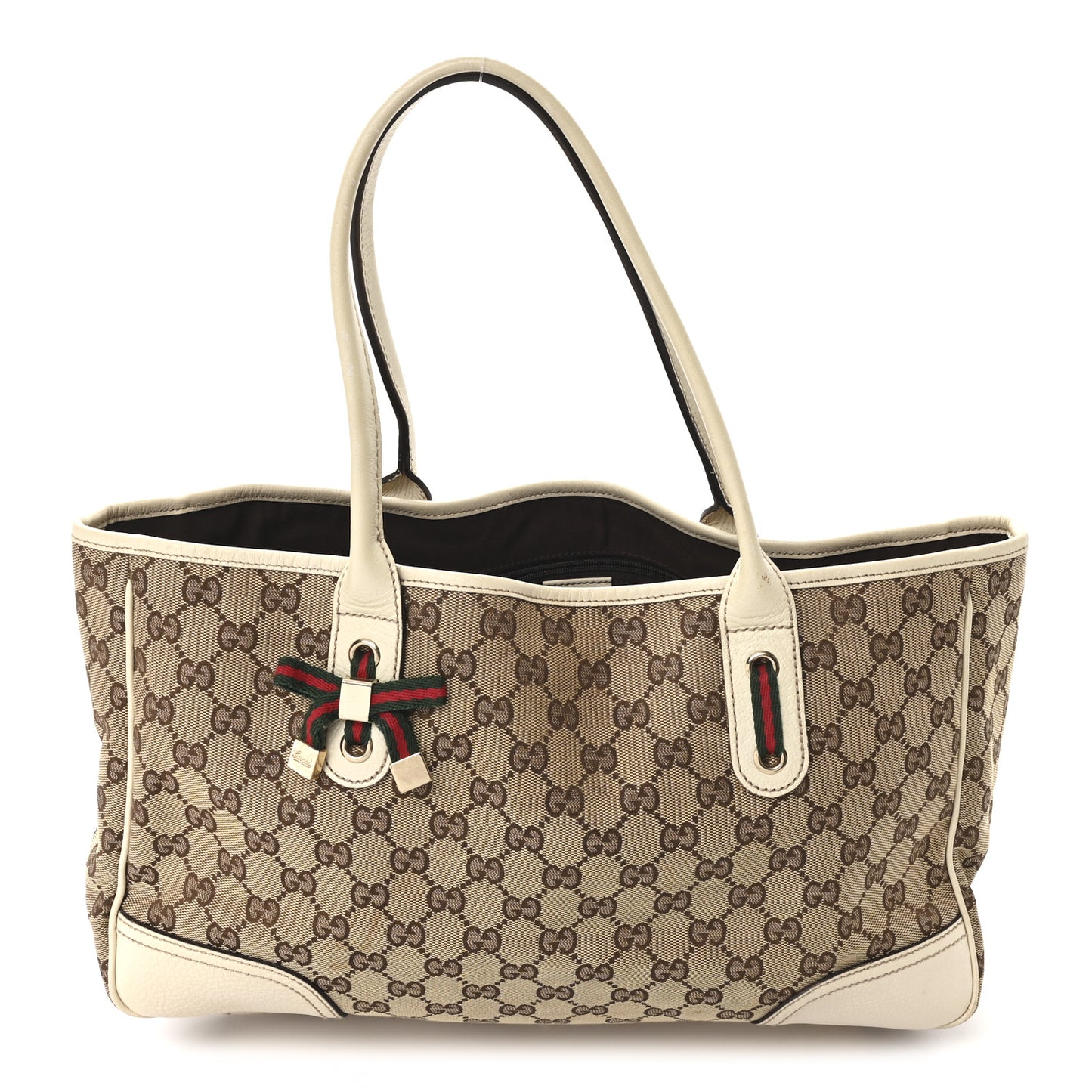 Monogram Medium Princy Tote Off White