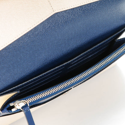 Louis Vuitton Epi Flore Wallet Indigo Ivory 6 of 7