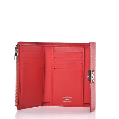 Louis Vuitton Taurillon Capucines Compact Wallet Rubis 5 of 8