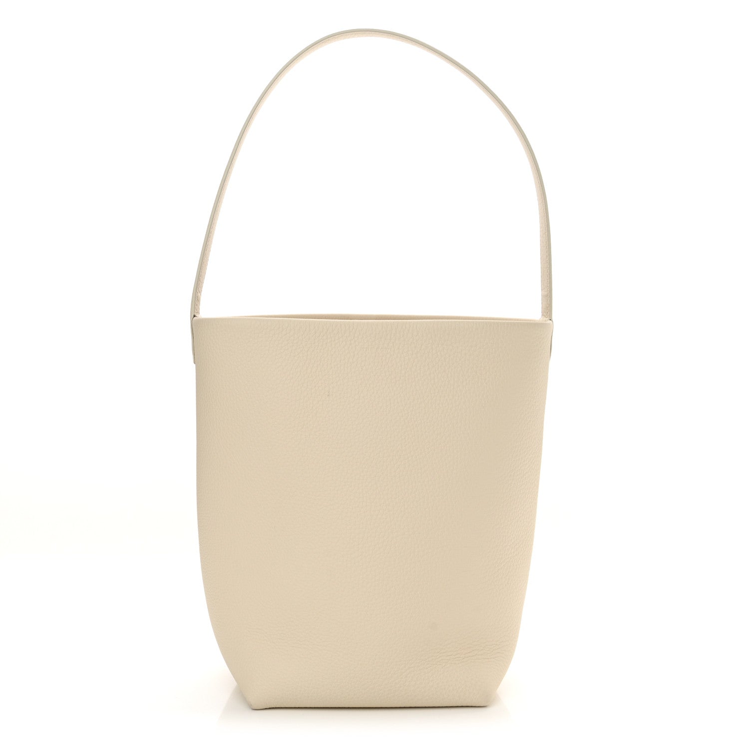 The Row Grained Calfskin Medium N/S Park Tote Ivory 1 of 12