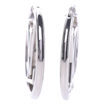 Louis Vuitton Palladium Louise Hoop Earrings Silver 3 of 6