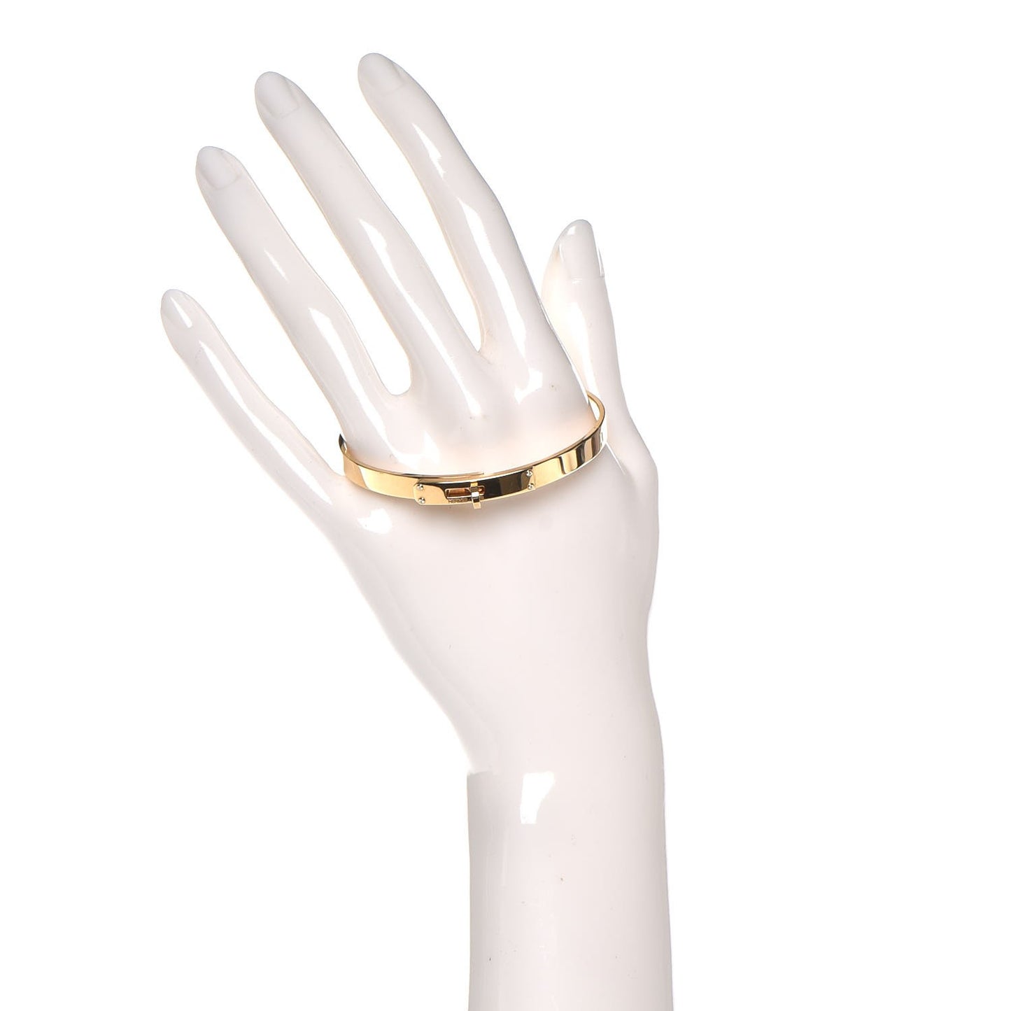 18k Yellow Gold Diamond Kelly PM Bangle Small