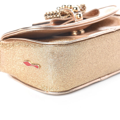 Christian Louboutin Mini Glitter PVC Specchio Sweety Charity Crossbody Bag Nude 7 of 8
