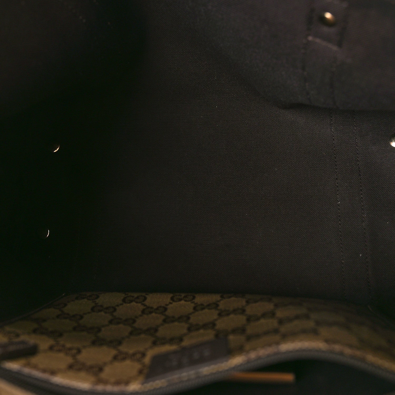 Gucci Monogram Medium Abbey Tote Dark Brown 5 of 12