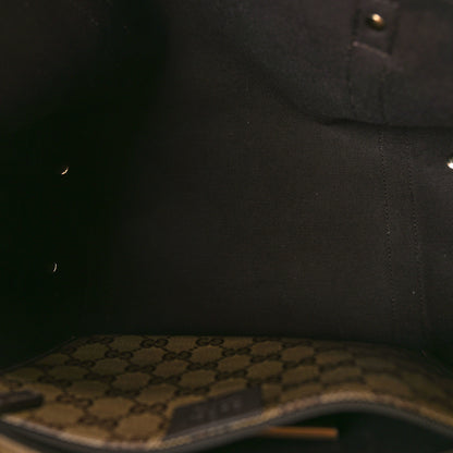 Gucci Monogram Medium Abbey Tote Dark Brown 5 of 12